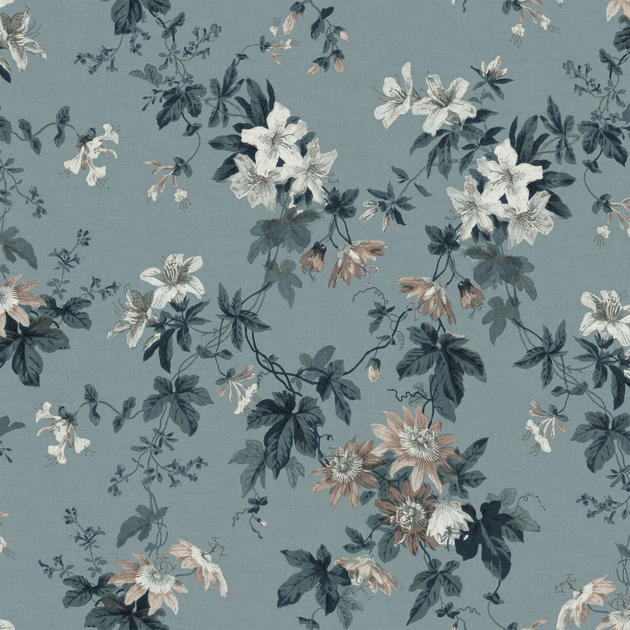 651-26 Misty Blue Sandra Sandberg Edition Mural by Sandberg