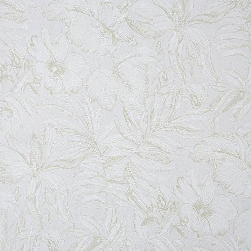 65151046 Dix Jungle Caselio Tropical Flowers and Leaves Wallpaper