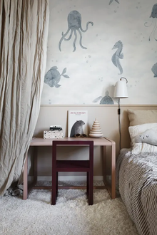 652-36 Ocean Blue Alice Sandberg Edition Mural by Sandberg