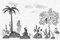 Graphite Wilton Sandberg Edition Mural by Sandberg
