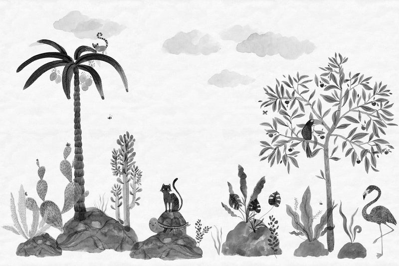 653-71 Graphite Wilton Sandberg Edition Mural by Sandberg