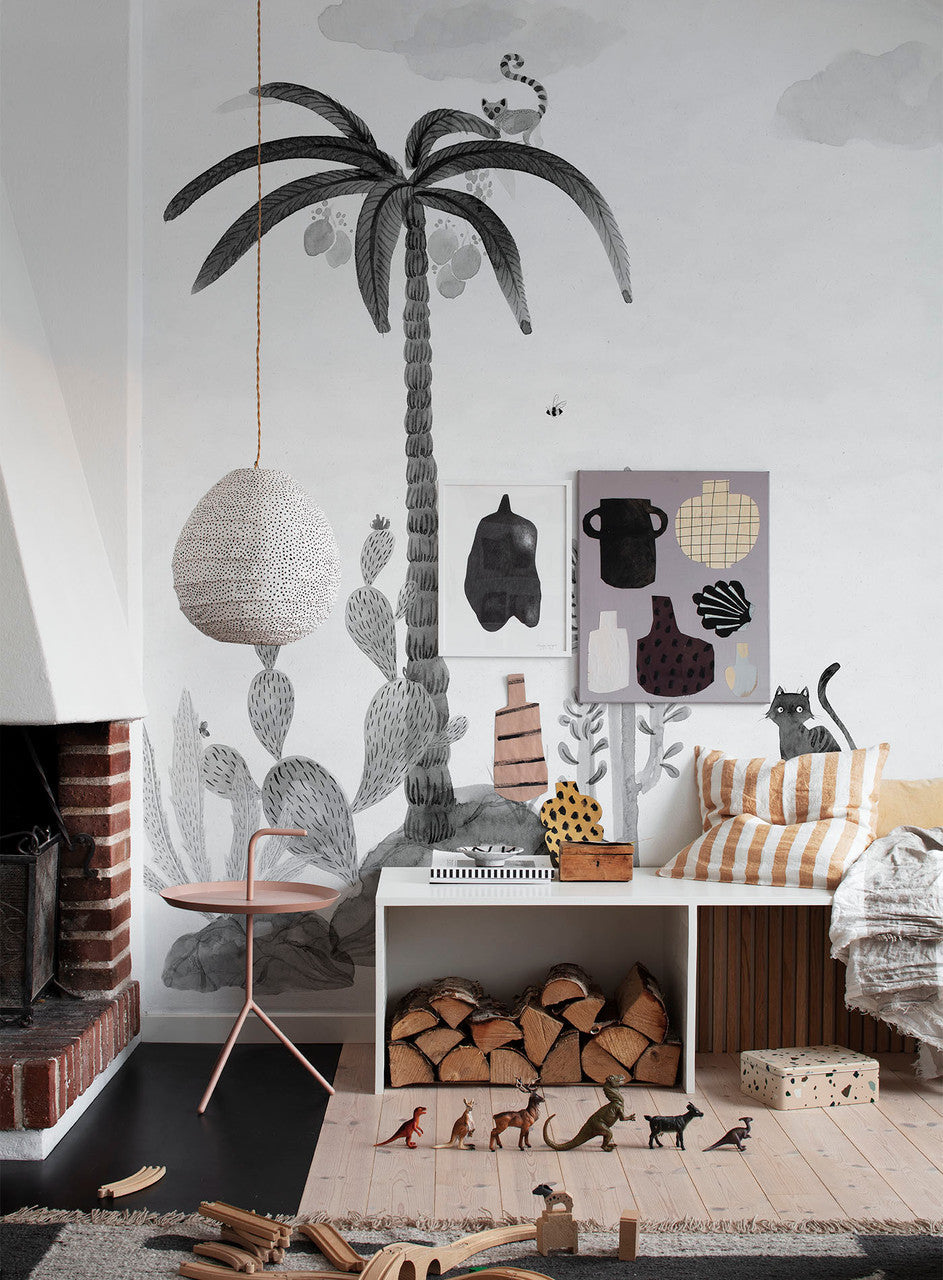 653-71 Graphite Wilton Sandberg Edition Mural by Sandberg