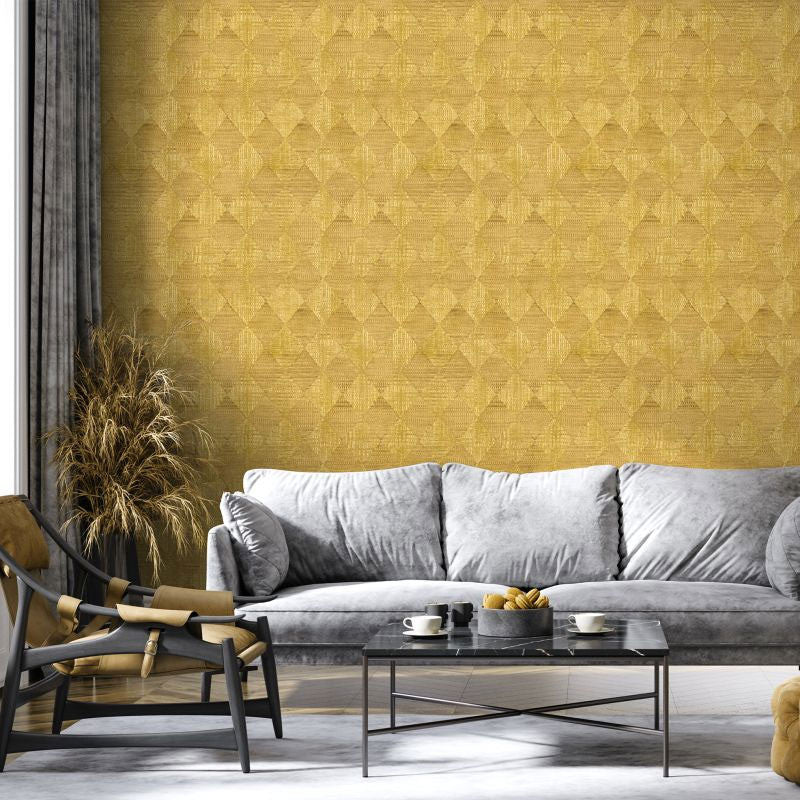 65344 Raffia Pepper Curry Wallpaper By Hohenberger Galerie