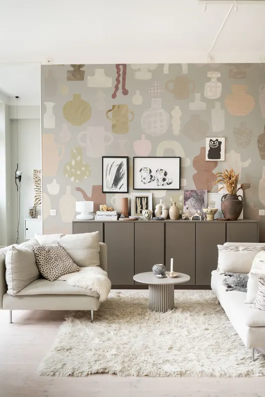 654-21 Clay Emilia Ilke Sandberg Edition Mural by Sandberg
