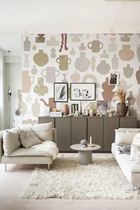 654-35 Pastel Emilia Ilke Sandberg Edition Mural by Sandberg