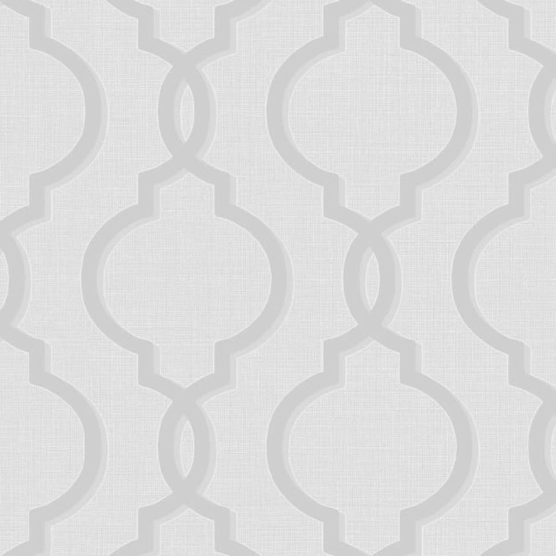65490 Laticia Silver Trellis Wallpaper By Holden DŽcor