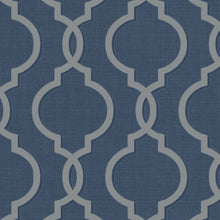 65493 Laticia Navy Trellis Wallpaper By Holden DŽcor