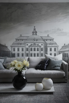 657-31 Graphite Lofstad Slott Sandberg Edition Mural by Sandberg