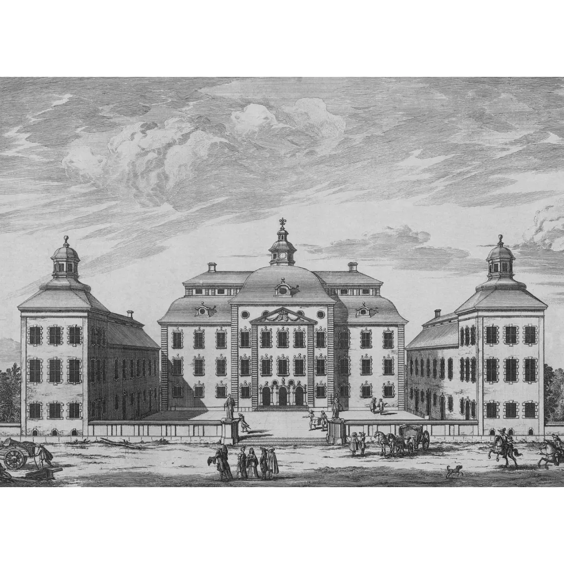 657-31 Graphite Lofstad Slott Sandberg Edition Mural by Sandberg