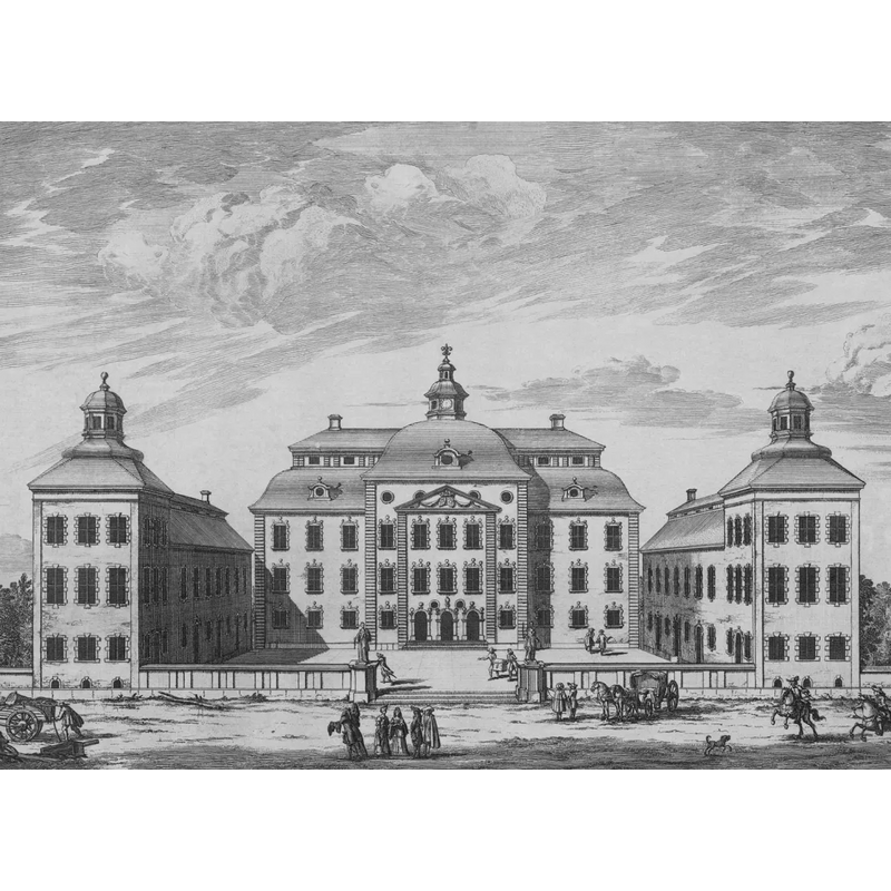 657-31 Graphite Lofstad Slott Sandberg Edition Mural by Sandberg