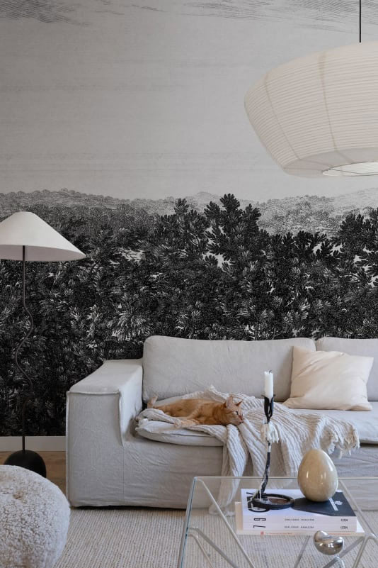 658-31 Graphite Oak View Sandberg Edition Mural by Sandberg