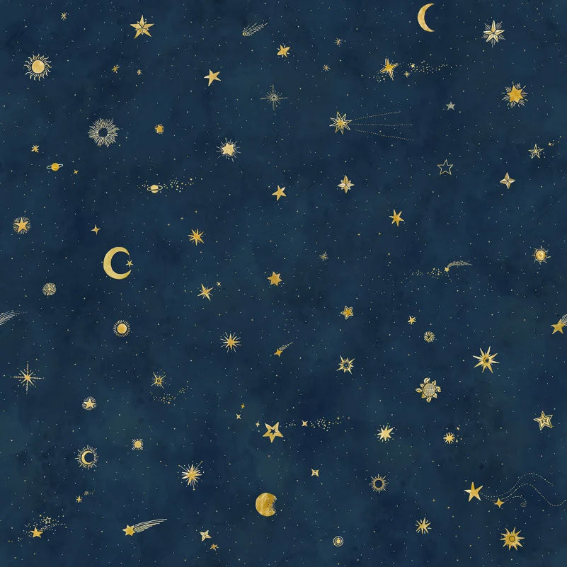 659-96 Petrol Starry Sky Sandberg Edition Mural by Sandberg