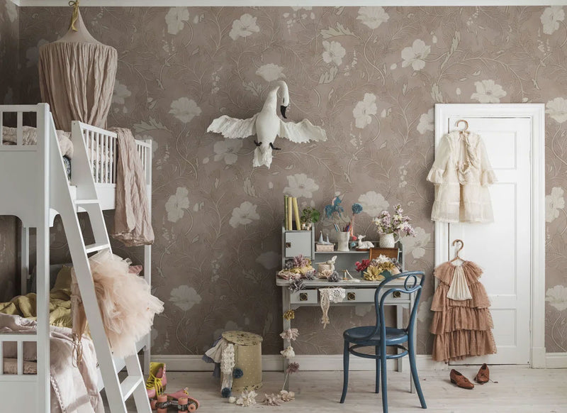 660-24 Blush Poppy Sandberg Edition Mural by Sandberg