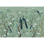 Edo Mint Random Chinoiseries II Mural by Coordonné (400x280cm)