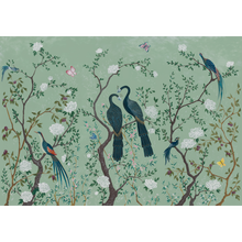 Edo Mint Random Chinoiseries II Mural by Coordonné (400x280cm)