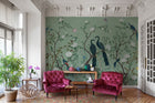 Edo Mint Random Chinoiseries II Mural by Coordonné (400x280cm)