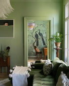 Edo Mint Random Chinoiseries II Mural by Coordonné (400x280cm)