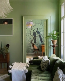 Edo Mint Random Chinoiseries II Mural by Coordonné (400x280cm)