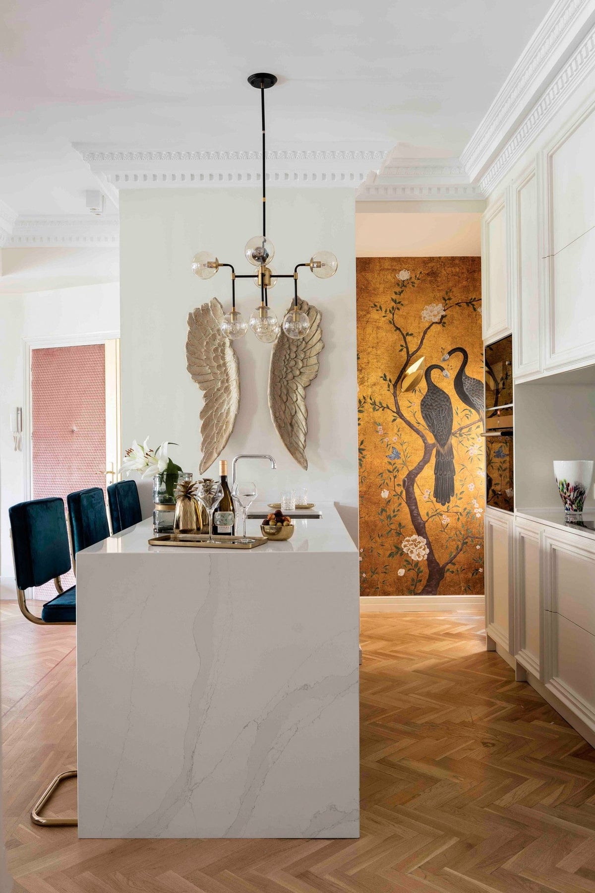 6600091 Edo Gold Mural by Coordonné (400x280cm)