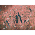 Edo Pink Mural by Coordonné (400x280cm)
