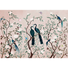 Edo Subtle Pink Random Chinoiseries II Mural by Coordonné (400x280cm)