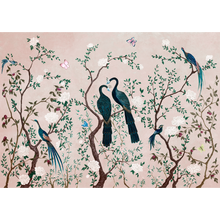 Edo Subtle Pink Random Chinoiseries II Mural by Coordonné (400x280cm)