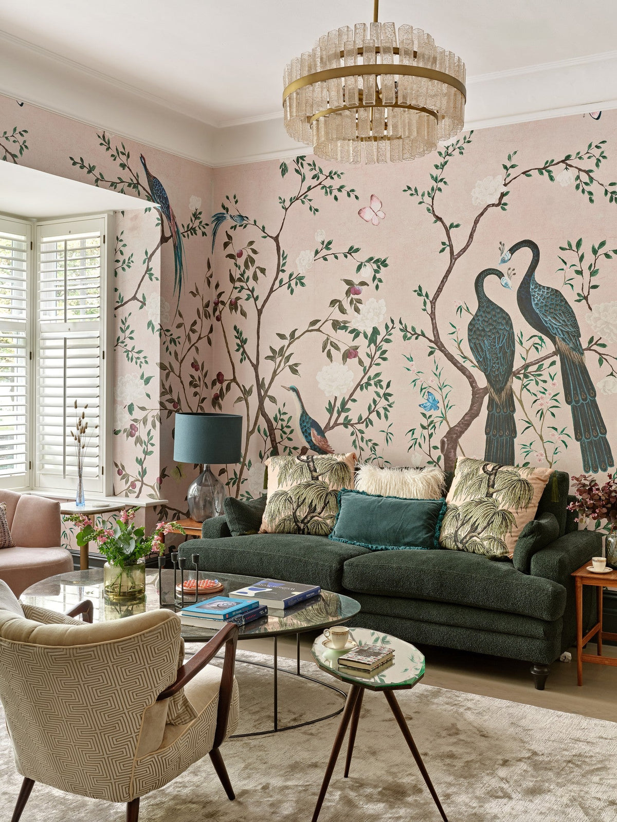 6600093 Edo Subtle Pink Mural by Coordonné (400x280cm)