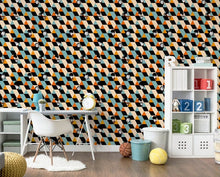 662402 Ryan's World Beano Colour Block Wallpaper by Arthouse