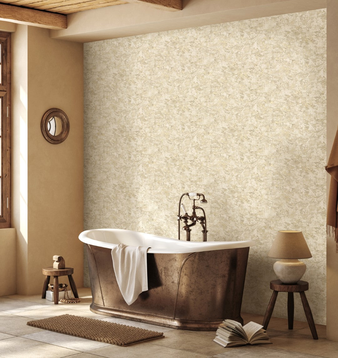 66260 Pyrite Cream Wallpaper by Holden Decor