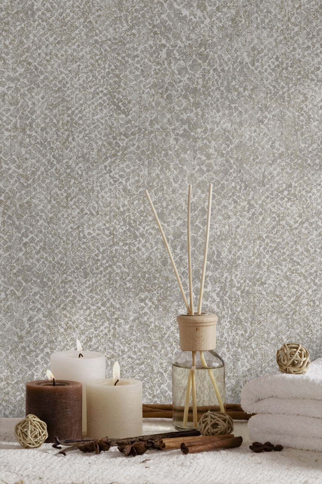 66280 Boa Grey Wallpaper by Holden Decor