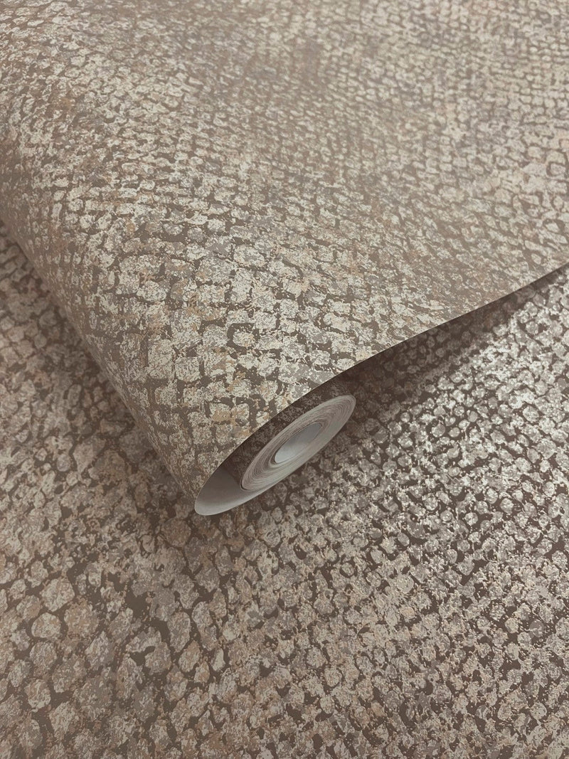 66281 Boa Taupe Wallpaper by Holden Decor