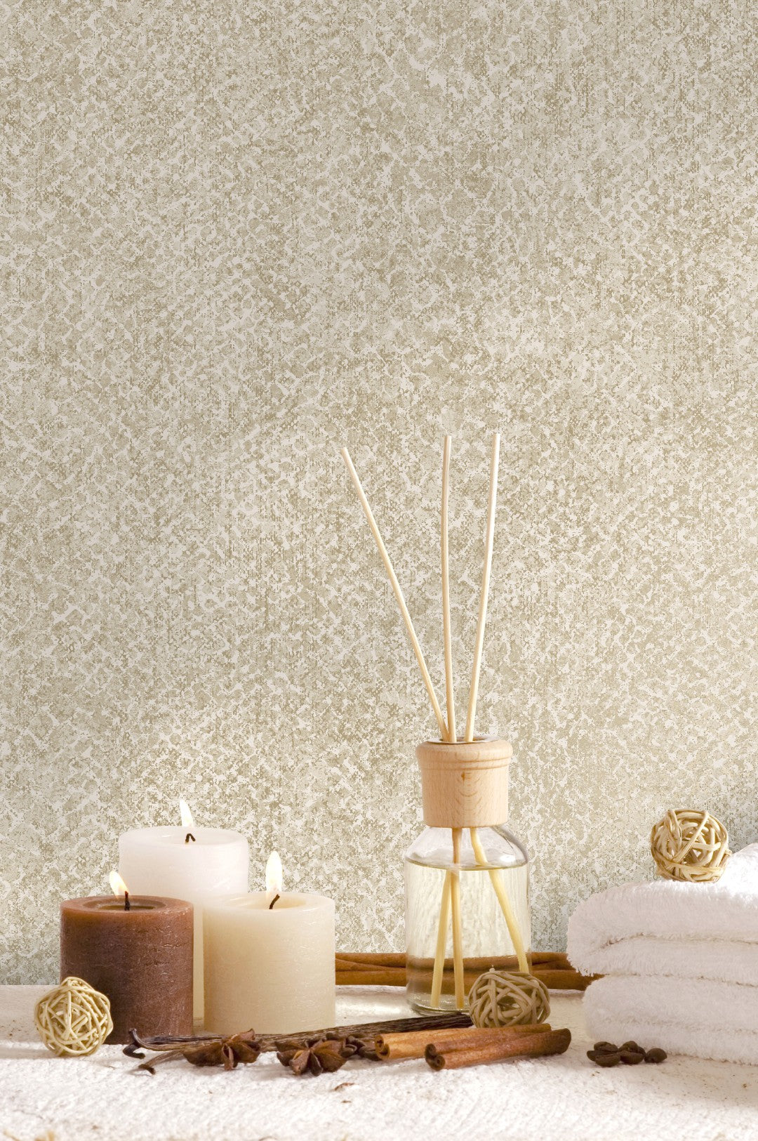 66283 Boa Cream Wallpaper by Holden Decor