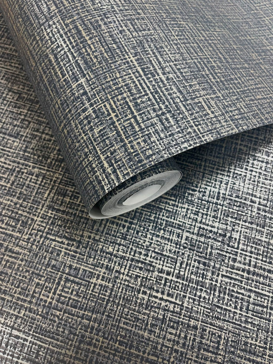 66291 Brocade Navy Wallpaper by Holden Decor