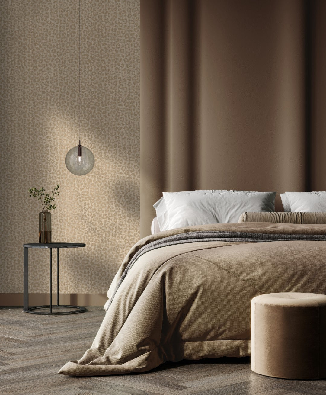 66302 Sunda Mink Wallpaper by Holden Decor