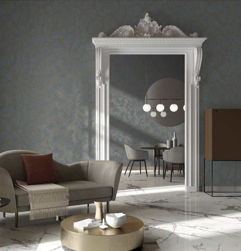 66311 Suzani Blue Wallpaper by Holden Decor