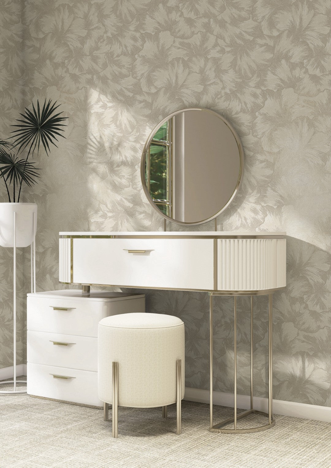 66312 Suzani Dove Wallpaper by Holden Decor