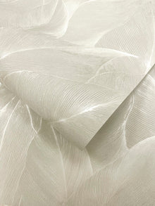 66320 Anthurium Cream Wallpaper by Holden Decor