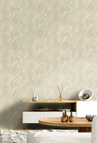 66320 Anthurium Cream Wallpaper by Holden Decor
