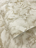 66332 Thassos Marble Cream Wallpaper by Holden Decor