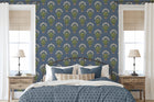 6656 Tortoise & Hare Blue Wallpaper by Belgravia