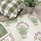 6658 Tortoise & Hare Soft Pink Wallpaper by Belgravia