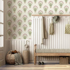 6658 Tortoise & Hare Soft Pink Wallpaper by Belgravia