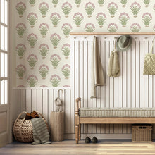 6658 Tortoise & Hare Soft Pink Wallpaper by Belgravia