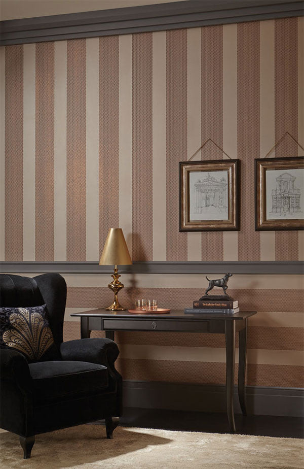 673500 Selina Stripe Precious Metals Imagine Wallpaper by Arthouse