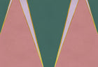 6800203 Geometric Mountain Strawberry Random Papers II Mural by Coordonné