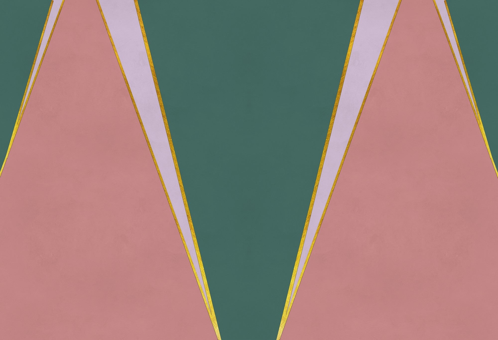 6800203 Geometric Mountain Strawberry Random Papers II Mural by Coordonné