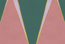 6800203 Geometric Mountain Strawberry Random Papers II Mural by Coordonné