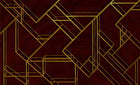 6800208 L Geometric Wine Random Papers II Mural by Coordonné
