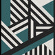 Inter Wall Emerald Random Papers II Mural by Coordonné
