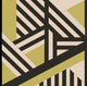 Inter Wall Mustard Random Papers II Mural by Coordonné